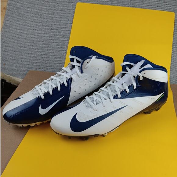 Nike Vapor Carbon Elite Football‎ Cleats Mens 16 Midnight Blue Hyperfuse Sports main image 5
